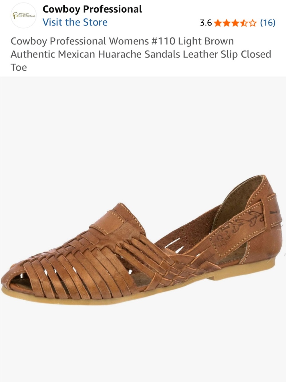 Women’s Light Brown Leather Huarache Sandals